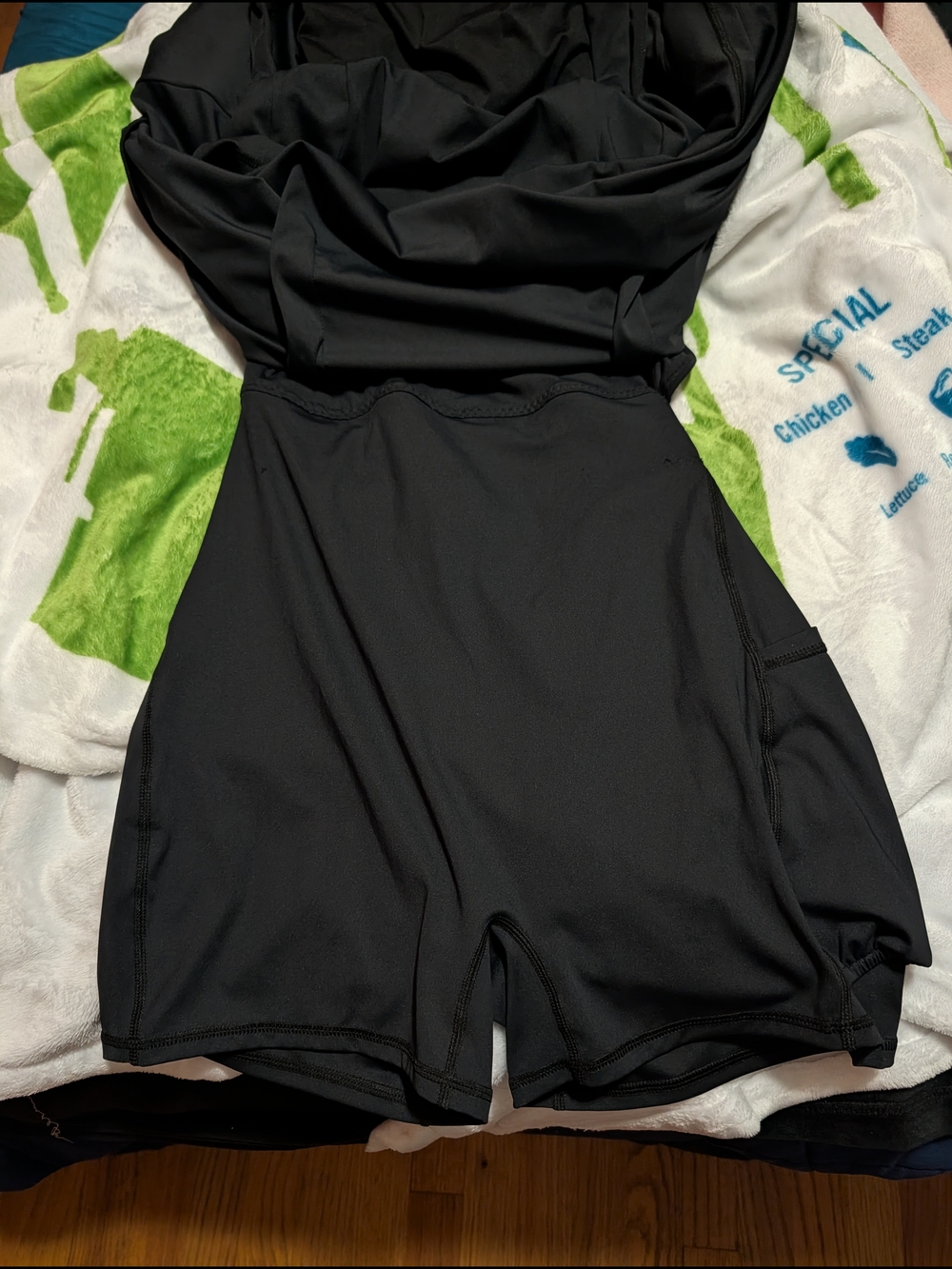 HALARA Black Sleeveless Mini Dress with Square Neckline - Picture 8 of 9